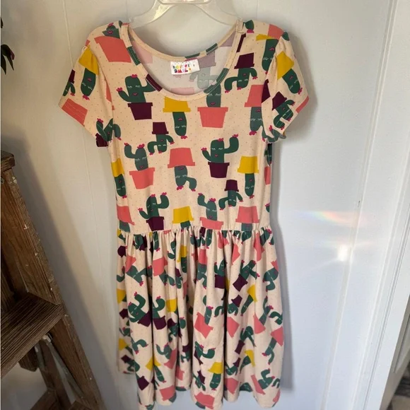 🌵✨ Dot Dot Smile Cactus Dress | Girls Size 7 ✨🌵 - Picture 3 of 12